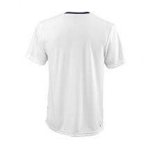 Wilson Tennis Tshirt Team II Crew navy blue/white Men